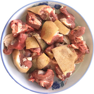 羊肉羊排羊腿新鲜现杀羊头杂全羊整只云南带皮黑山羊2斤烧烤食材