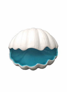 地中海风贝壳珍珠蚌婚礼装饰摆件