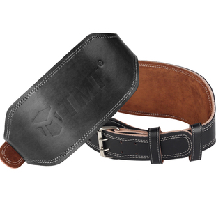 TMT牛皮深蹲腰带健身运动护腰带男女专业器械训练运动举重硬拉