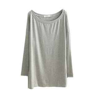 Reyna宽松健身罩衫女薄款休闲纯色运动瑜伽防晒服T恤撸铁训练长袖