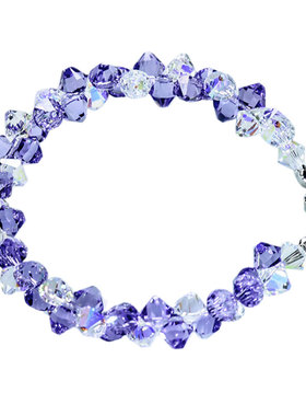 纯银韩版时尚风ins礼物水晶手链