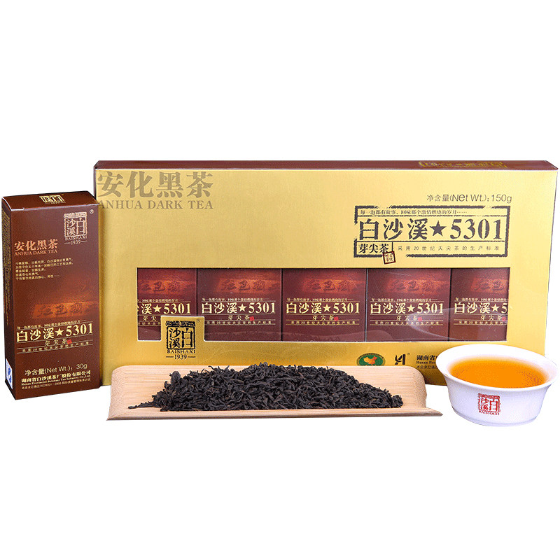 湖南特级黑茶白沙溪5301散茶
