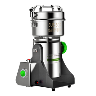 老本行三七中药材粉碎机家用电动小型磨粉机五谷杂粮打粉机研磨机