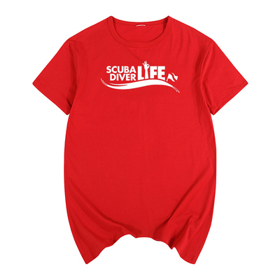 怒海潜将scuba diving气瓶极限运动深潜水员diver游泳短袖T恤男女