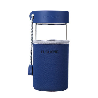 正品富光单层玻璃杯创意便携情侣