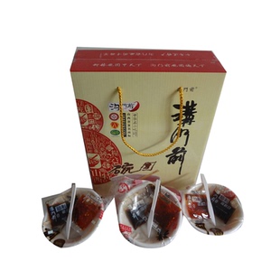 包邮山西吕梁柳林沟门前碗团香辣碗团荞面碗脱腕托灌肠礼盒10个装
