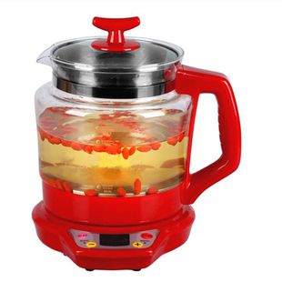 道泉养生壶加厚玻璃养身壶花茶电热水壶中药壶分体式304不锈钢底