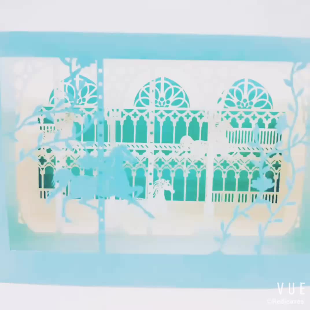 Custom Handmade Sample Folding 3d Pop Up Card Voice Recorded