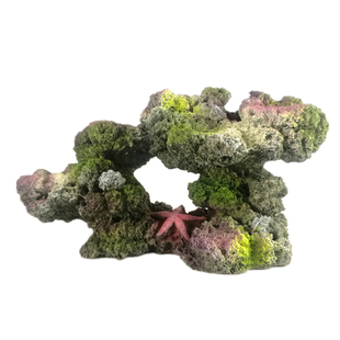 鱼缸仿真假山 鱼缸装饰造景套餐珊瑚仿真水母水草80cm 120cm包邮