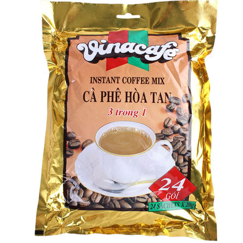 买3袋包邮/正品vina咖啡越南威拿咖啡三合一速溶咖啡480g袋装