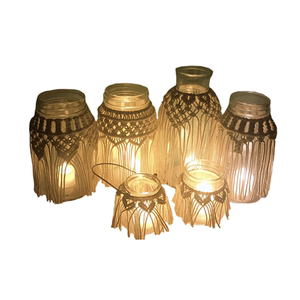 ins婚礼波西米亚  瓶子装饰 居家 北欧 手工编织diy挂毯材料包