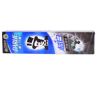 好来黑人牙膏超白竹炭深洁矿物盐亮白小苏打清新口气去牙渍正品