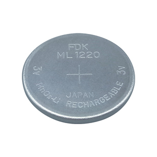 FDK富士ML1220-T6扣式可充锂电池3V卧式焊脚代万胜ML1220纽扣电池