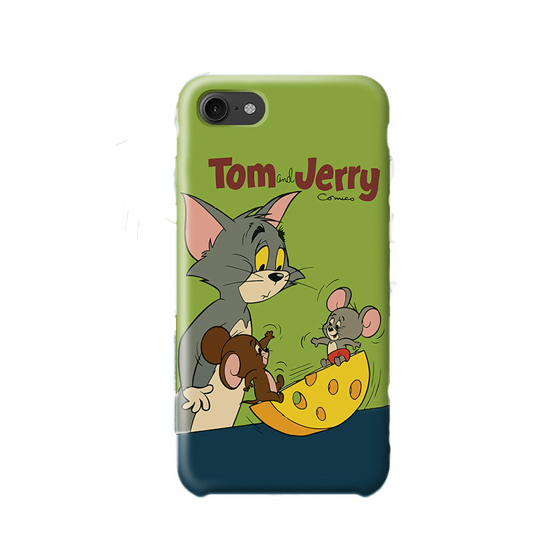 Tom and Jerry猫和老鼠  手机壳磨砂硬壳iPhoneX 67 plus半全包