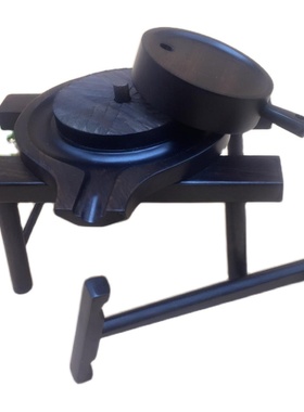 黑檀木微型茶室会所桌面工艺品