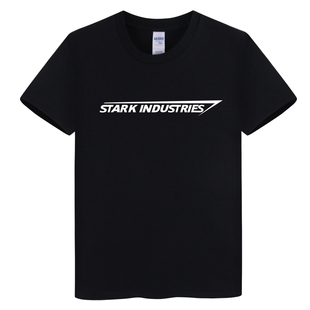 Stark Industries史塔克工业钢铁侠纯棉圆领男款宽松大码短袖t恤