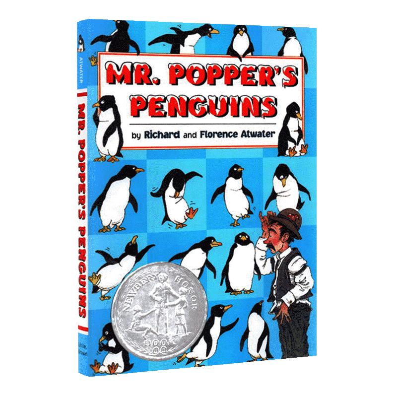 波普先生的企鹅英文原版Mr. Popper's Penguins纽伯瑞儿童文学奖银奖国际大奖小说幽默暑期理查德阿特沃特Richard Atwate