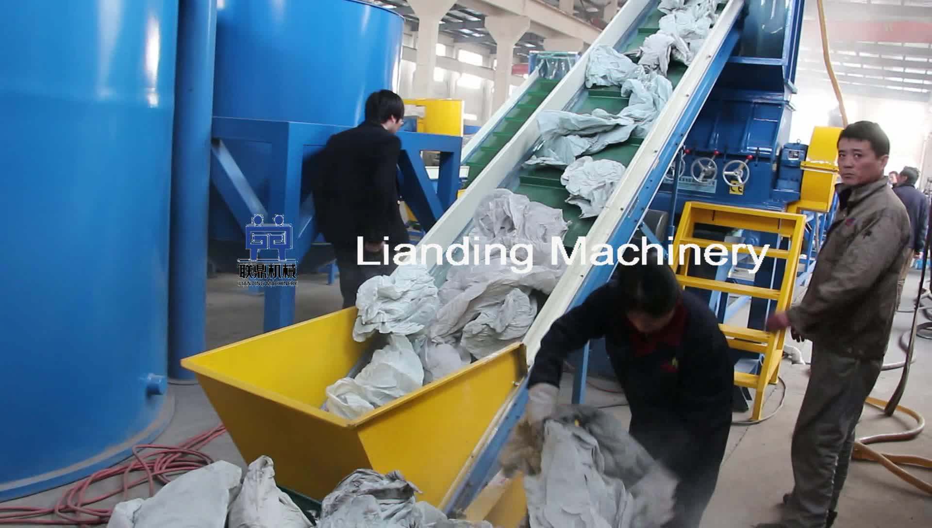 Waste Plastic Pe/pp Films/bags Recycling/washing Machine/production