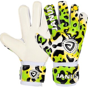 专业带护指彩豹儿童小学生足球守门员手套门将乳胶耐磨防滑比赛