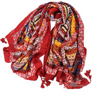 百变新款防晒披肩两用多功能纱巾海边度假棉麻丝巾超大沙滩巾女夏