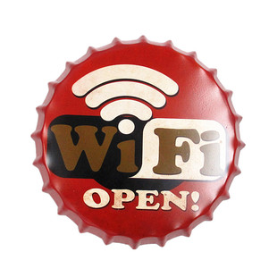 复古壁挂啤酒瓶盖酒吧墙面 墙上装饰品铁皮画咖啡厅挂件挂饰壁饰