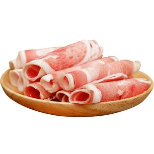 羊肉片 羊肉卷 现切新鲜山羊羔羊肥羊 原切羊腿肉 涮火锅麻辣烫