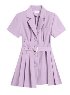 2026韩版春季新款ins短裙西服