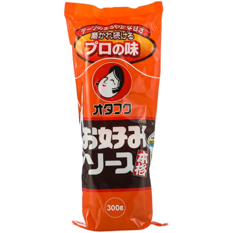 日本多福大阪烧酱汁300g蛋包饭沙司章鱼小丸子寿司喜好烧酱料烧饼
