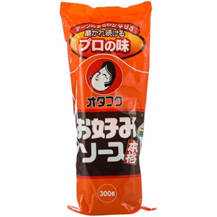 日本多福大阪烧酱汁300g蛋包饭沙司章鱼小丸子寿司喜好烧酱料烧饼
