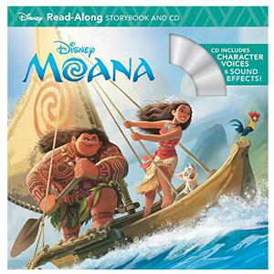 【预售】Storybook+CD Moana迪士尼故事书+CD摩阿娜 英文儿童故事 善本图书