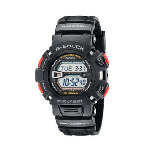 卡西欧G-SHOCK泥人系列数字双显防水手表G-9000-1V/3V/9000MS-1D