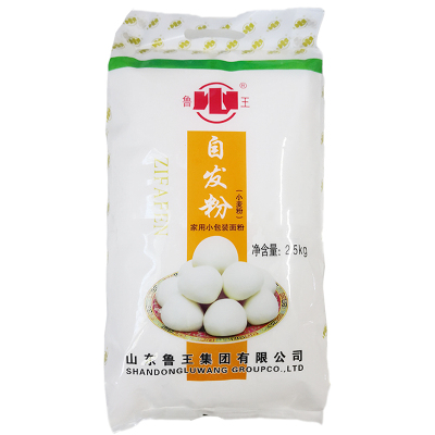 鲁王自发粉2.5kg/袋小麦粉含酵母