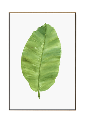 饭厅四叶草小清新风绿植装饰画
