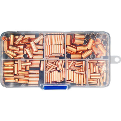 GT紫铜连接管接线端子电线电缆快速接线神器铜管对接端子并线接头