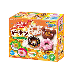 日本进口零食 嘉娜宝kracie 迷你甜甜圈DIY食玩 手工自制糖果