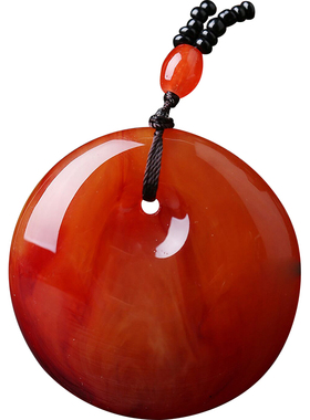 长款民族风血珀蜜蜡吊坠春季新品