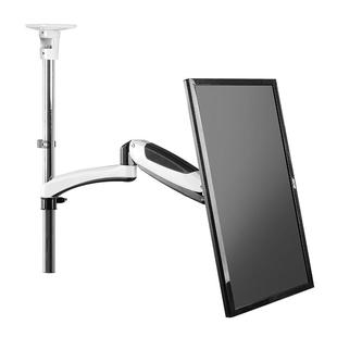 悠视吊顶显示器支架台式电脑通用显示屏幕吊架子伸缩旋转万向升降