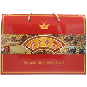 年货礼盒送人苏州周庄特产万三蹄大礼包猪肘子猪蹄膀肉食熟食卤味