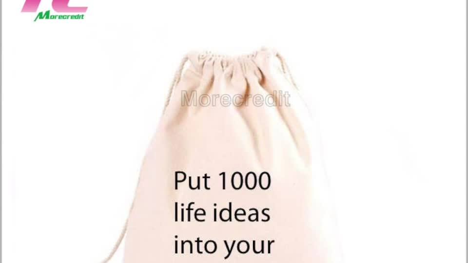 Canvas Cotton Drawstring Dust Shoe Bags Washable Travel Shoes Storage