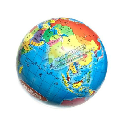 儿童世界地图地球认知拍拍皮球