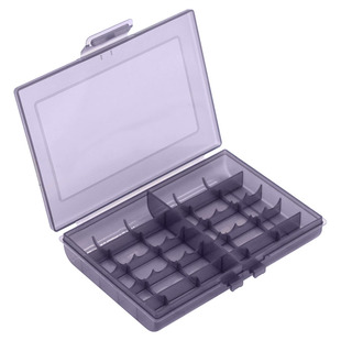 电池收纳盒5号7号富士通用10节或14节高品质电池工具整理盒电池盒