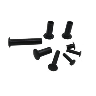 GB873黑色半空心铆钉黑色大扁头半空心铆钉扁圆头中空钉m3m4m5m6