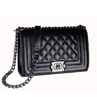 辣妈正传同款包包2025新款女包韩版小香风菱格链条单肩斜挎包小包