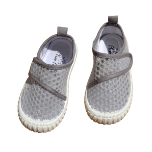 宝宝运动网鞋学生白网鞋男童春款透气女童软底休闲鞋幼儿园室内鞋