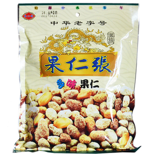 正宗天津传统特产果仁张 多味果仁300g袋装零食小吃礼品  3袋包邮
