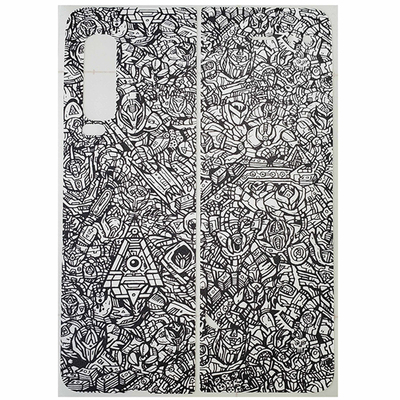 三星适用同款碳纤维改色贴纸