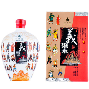 金星牌义聚永108将白酒38度浓香型500ml纯粮酿造低度天津特产聚会