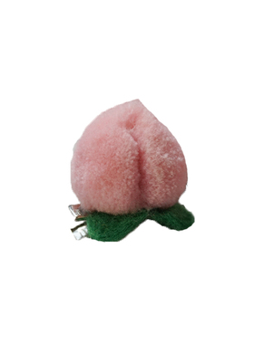 人间水蜜桃粉色可爱风立体发夹