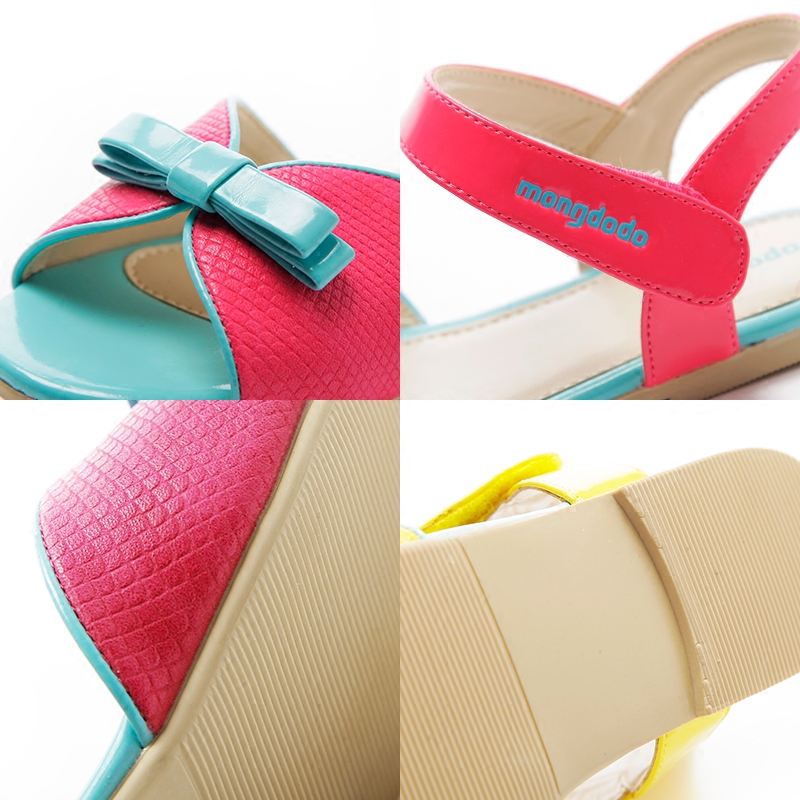 Chaussures enfants en autre ronde creux pour printemps - Ref 1029974 Image 5