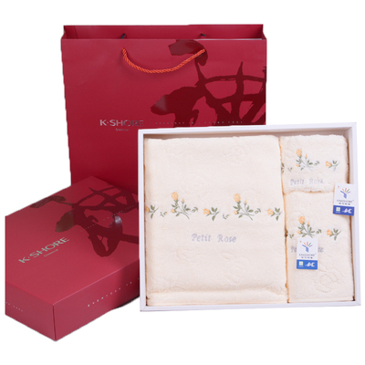 金号毛巾套装成人男女纯棉洗脸